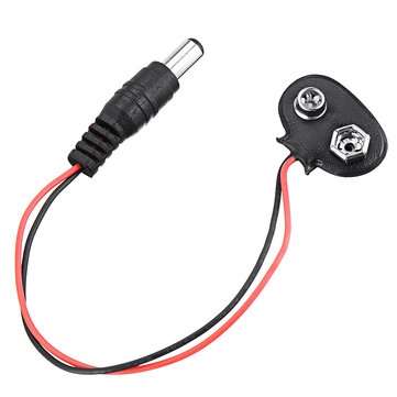 20pcs DC 9V Battery Button Power Plug Mega 2560 1280 UNO R3 132 9V Battery Buckle T Type  f