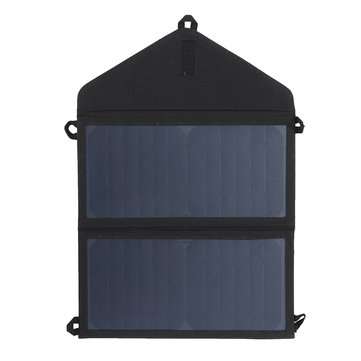 20W Foldable Solar Panel Portable 5V 2A USB Battery Charger Power Bank Fpr Camping Hiking Traveling