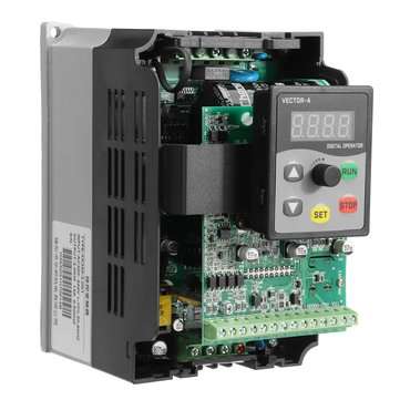 220V 3KW Variable Frequency Inverter Vector Control 1 Phase to 3 Phase Frequency Inverter