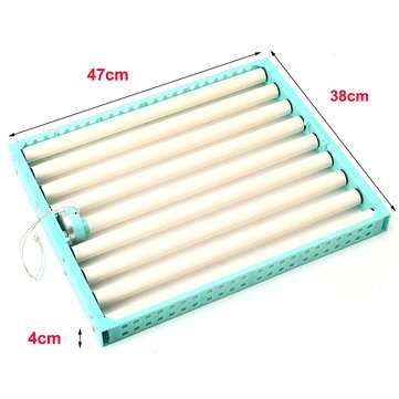220V Chicken Eggs 360 Turner Automatic Duck Quail Bird Poultry Egg Incubator Tray
