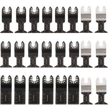 24pcs Multitool Saw Blades for Fein Bocsh Ridgid Rtobi Makita Skil Oscillating Tools