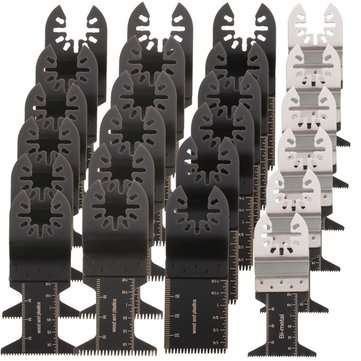 24pcs Multitool Saw Blades for Fein Bocsh Ridgid Rtobi Makita Skil Oscillating Tools