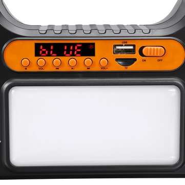 25w Emergency Portable Solar Panel Power Generator 3 Lamp Lighting System USB Card Radio Audio Solar