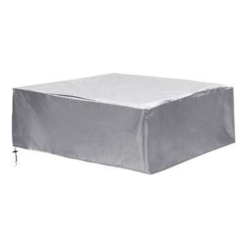 280x280x80cm 210D Polyester Anti-Dust Sofa Barbecue Stove Furniture Waterproof C... (COLOR.: SILVER)