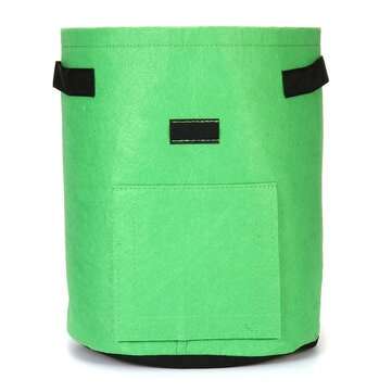 2Pcs 10 Gallon 37L Green Potato Planting Bag Pot Planter Vegetable Container Growing Garden
