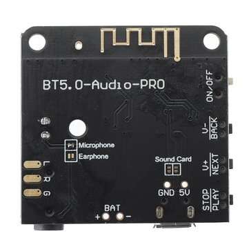 2Pcs bluetooth 5.0 Audio Receiving Module Car Speaker Audio Power Amplifier Board Receiver Board Los