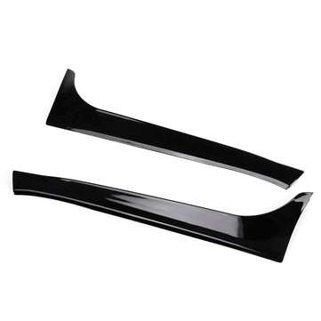 2Pcs Car Black Gloss Black Rear Window Side Spoiler Wing Canards Splitter For VW Golf 6 MK6 2008-201