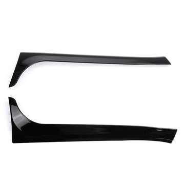 2Pcs Car Black Gloss Black Rear Window Side Spoiler Wing Canards Splitter For VW Golf 6 MK6 2008-201