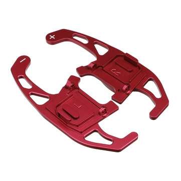 2Pcs Car Steering Wheel Paddle Extend Shifter Replacement Red For VW GOLF GTI R GTD GTE MK7 7 POLO G