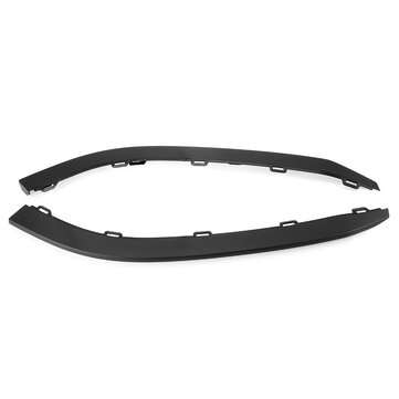2Pcs Front Bumper Lower Spoiler Lip Set Compatible For VW GOLF GTI MK7 2015-2017