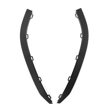 2Pcs Front Bumper Lower Spoiler Lip Set Compatible For VW GOLF GTI MK7 2015-2017