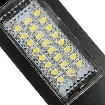 2PCS LED License Light Number Plate Lamp For BMW E39 E60 E82 E70 E90 E92 1/3/5/X Series