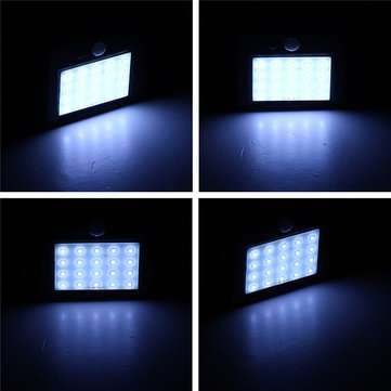 2pcs Solar Power 20 LED PIR Motion Sensor Wall Light Waterproof  Outdoor Path Yard Garden Security L