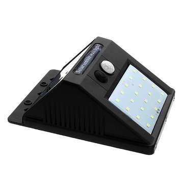 2pcs Solar Power 20 LED PIR Motion Sensor Wall Light Waterproof  Outdoor Path Yard Garden Security L