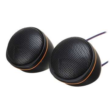 2Pcs WEAH-6670 30W Car External Midrange Mid-range Small Speakers HiFi High-Fidelity Speakers