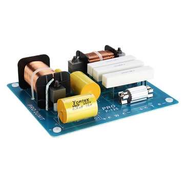 2-way Subwoofer Tweeter Speaker Divider 1200W 1500-3000Hz 4-8 Crossover Frequency Divider for 10-1