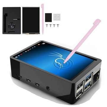 3.5 Inch LCD Display Touch Screen Monitor + Case + Pen for Raspberry Pi 4/4B