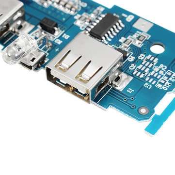 3.7V To 5V 1A 2A Boost Module DIY Power Bank Mainboard Circuit Board Built In 18650 Lithium Battery