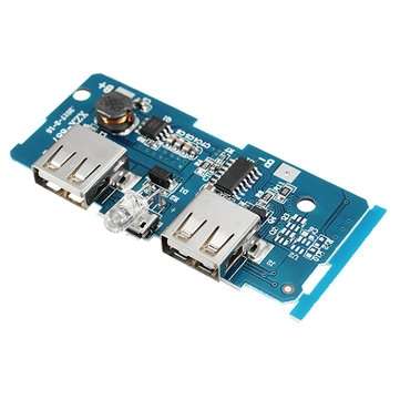 3.7V To 5V 1A 2A Boost Module DIY Power Bank Mainboard Circuit Board Built In 18650 Lithium Battery