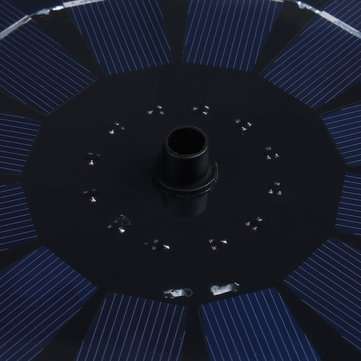 300L/H Solar Power Bird Bath fountain Floating Pond Water Pump Bird Feeder