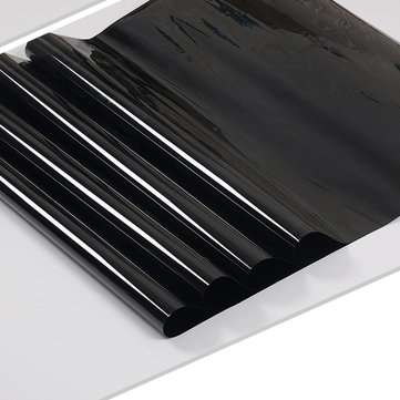 30cm*1M/3M Window Glass Film One Way Mirror Insulation Stickers UV ... (LENGTH: 1M | COLOR1: SILVER)