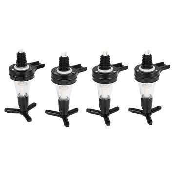 30ml Capacity Wall Mounted Stand 4 Bottle Alcoholic Drink Dispenser for Home Bar Drink Dispenser Pou