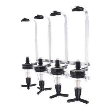 30ml Capacity Wall Mounted Stand 4 Bottle Alcoholic Drink Dispenser for Home Bar Drink Dispenser Pou