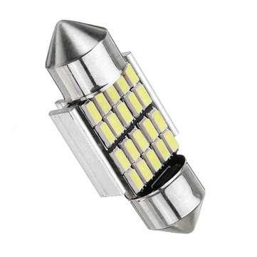 30mm Festoon 3014 Chip LED Dome Lights Interior Map Reading Bulb 12V 2.3W 6000-6500K White