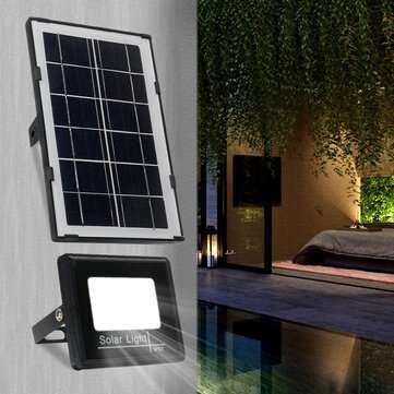 30W 27LED Solar Powered Flood Light Outdoor Garden Wall Lamp Waterproof + Remote