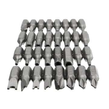 33pcs Magnetic Screwdriver Bit Set Torx Hex Star Spanner Tri Wing Electric Screwdriver Hex Bits with