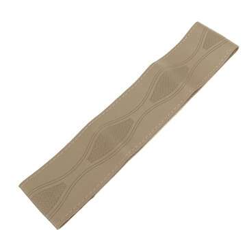 36/38cm Car Truck Leather Steering Wheel Cover + Needles Thread Mu... (LENGTH: 36CM | COLOR.: BEIGE)