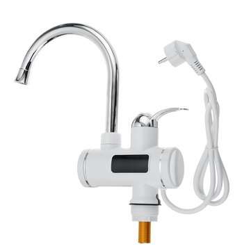 360 Electric Heater Faucet Tap Hot/Cold Water Bathroom Kitchen Fast Heater