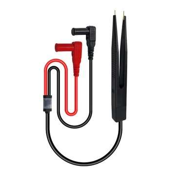Cleqee P1503E Multimeter Test Probe Test Leads Kit with Tweezers To Banana Plug Cable Replaceable Ne