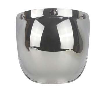 CYCYLEGEAR Bubble Shield Helmet Lens For Half Retro Flying Helmet Tri-buckle Lens Wit... (TYPE: K10)