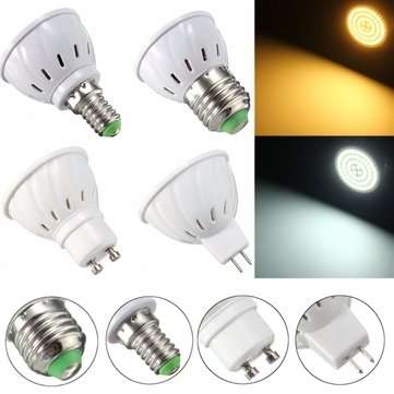 E27 E14 GU10 MR16 3.5W 27 SMD 5730 Non-Dimmable LED W... (VOLTAGE: 110V | COLOR.: WHITE | BASE: E14)