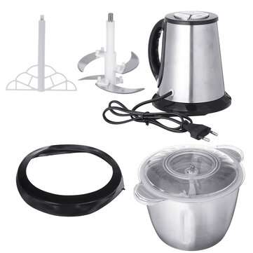 Electric Meat Grinder Food Processor Chopper Blender Slicer 3 Gears 3L 220V