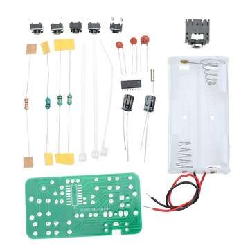 EQKIT DIY Radio FM Stereo Radio Kit Simple Radio Parts Radio Practice Kit (TYPE: 1)