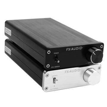 FX-AUDIO FX-1002A TDA7498E 160Wx2 Digital Power HIFI Amplifier Audi... (COLOR.: BLACK | ADAPTOR: EU)