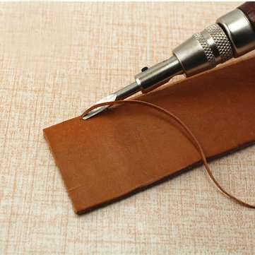 Leather Craft Punch Tools Kit Stitching Carving Working Sewing Saddle Groover