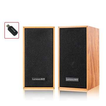 Lenovo M530 Wooden Soundbar 3.5mm USB Wired Speaker HIFI Stereo Subwoofer B... (TYPE: WITHBLUETOOTH)
