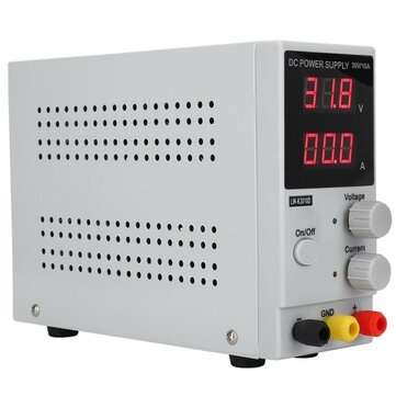 LONG WEI LW-K3010D 110V/220V 30V 10A Adjustable Digital DC Power Supply Switchi... (ADAPTOR: EUPLUG)