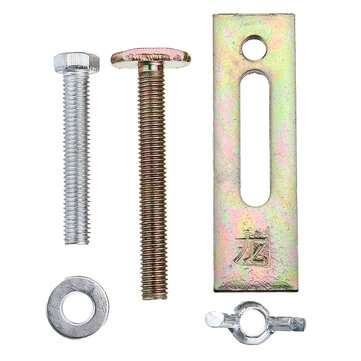 Machifit 5pcs 80/100mm M10 Press Plate Clamp CNC Engraving Machine Tabletop Steel Pre... (SIZE 3: L)