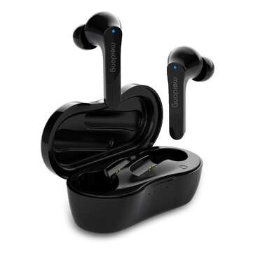 Meikong KY06 TWS bluetooth Earphone HiFi Stereo Touch Control Wireless Headphone ... (COLOR.: BLACK)