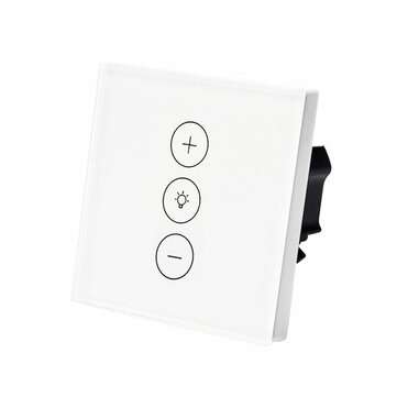 MoesHouse WIFI Smart Wall Touch Light Dimmer Switch Smart Life Tuya APP Remote Cont... (ADAPTOR: EU)