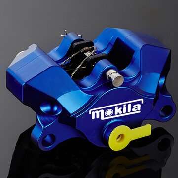Motorcycle Rear Caliper Brake Pump With Pads Under The Double Pistion Hole Small Cr... (COLOR: BLUE)
