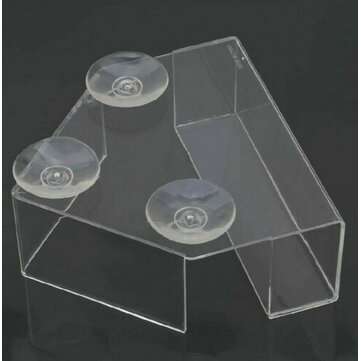 New Window Bird Feeder Glass Clear Viewing Hanging Suction Seed Peanut Fatball Tool