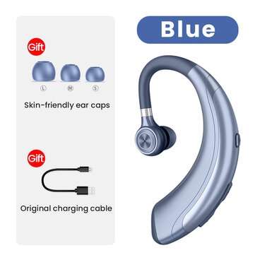 Picun T10 bluetooth 5.0 Earphone Waterproof IPX5 Sport Running True Wireless Singl... (COLOR.: BLUE)