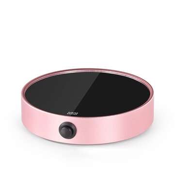 Portable Electric Desktop Coffee Warmer Tea Heater Cup Mug Pad Warming Tray Cup Wa... (COLOR.: PINK)