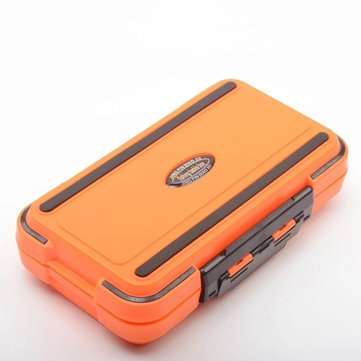 Sealed Waterproof Fishing Tackle Tray ABS Plastic Fishing Accessories Box Swivel Snap L... (SIZE: S)