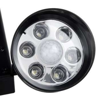 Solar Powered  64 LED PIR Motion Wall Light Home Security Lamp Garden Outdoor